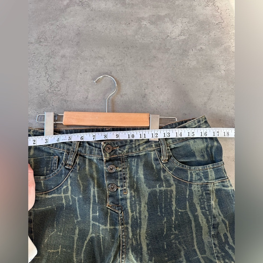 Please Vintage Glam | Made in Italy | Acid Wash Skinny Jeans | Large - Picture 10 of 13